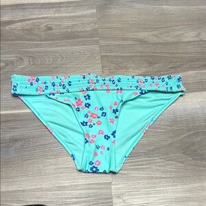 George Floral Bikini Bottoms size large NWT